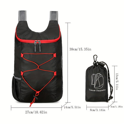 Portable Multifunctional Sports Backpack, Foldable Lightweight Waterproof