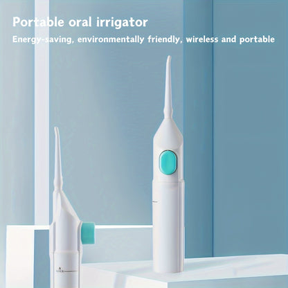 Portable Manual Water Flosser for Teeth - Gum Health Oral Irrigator, No Battery Needed, Ideal for Home & Travel Use