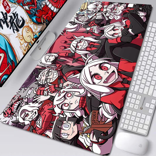 Helltaker Anime Mousepad XXL Gamer Gaming Mouse Pad PC Computer Otaku Locking Edge DIY Customized Photo Laptop Notebook Desk Mat