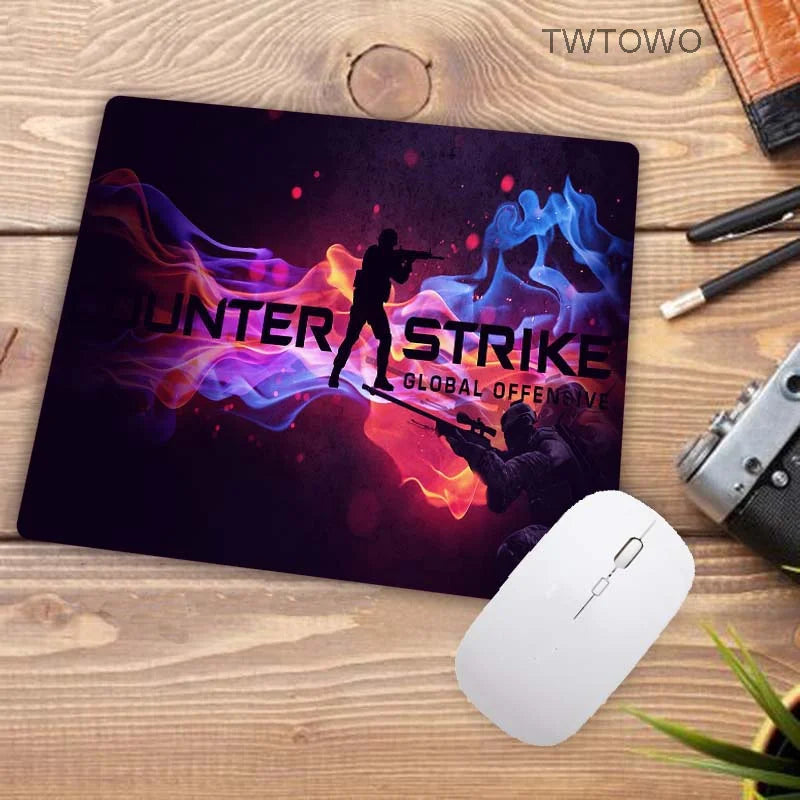 26*21cm Small Mousepads for Cs Go Counter Strike Mice Mat DIY Design Pattern Computer Gaming Mouse Pad Table Mat Promotion