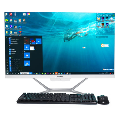 All in One PC 23.8 Inch Monitor Intel i7 Desktop Computer Windows 10 with 3M Camera for Gaming Office Using