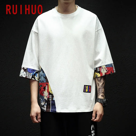 Half Sleeve Linen Cotton T Shirt For Men Clothing Harajuku Tee Shirt Summer Streetwear Hip Hop 5XL 2024 Summer New Arrivals