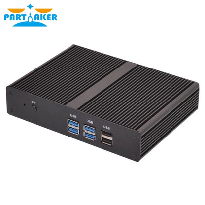 B6 Low power New Barebone Win 10 Cheap x86 Linux Intel Core i3 4020Y Processor 12V Ultra Fanless Mini PC