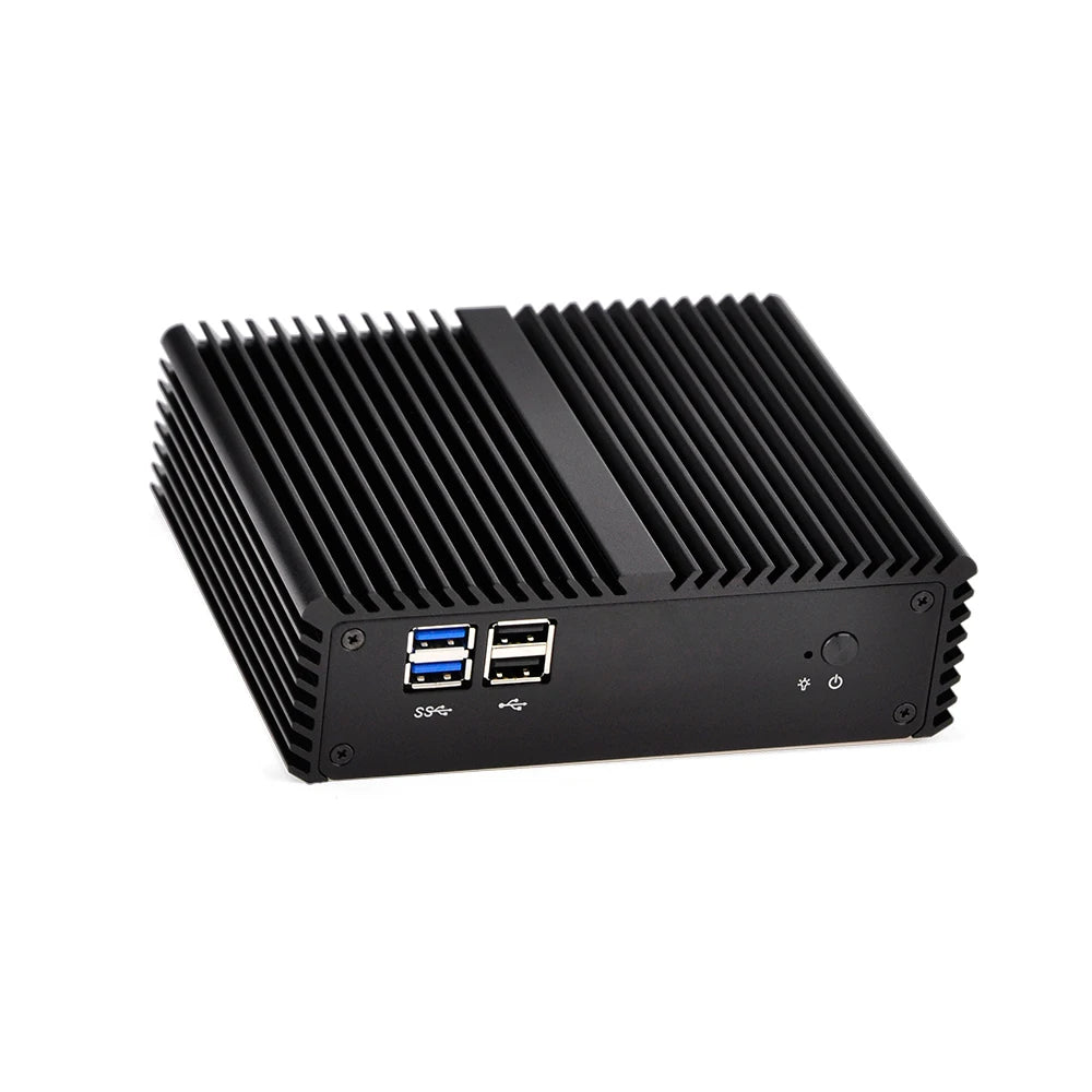 Qotom Mini PC Intel Core i3 i5 Industrial Micro PC Barebone System Dual core dual lan OPNfsense Desktop Mini Computer x86