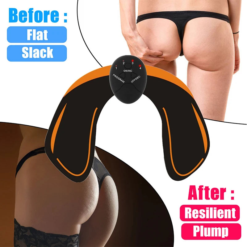 Smart EMS Abdominal Muscle Stimulator Electric Pulse Treatment Massager Home Fitness Abdominal Muscle Trainer Unisex Battery