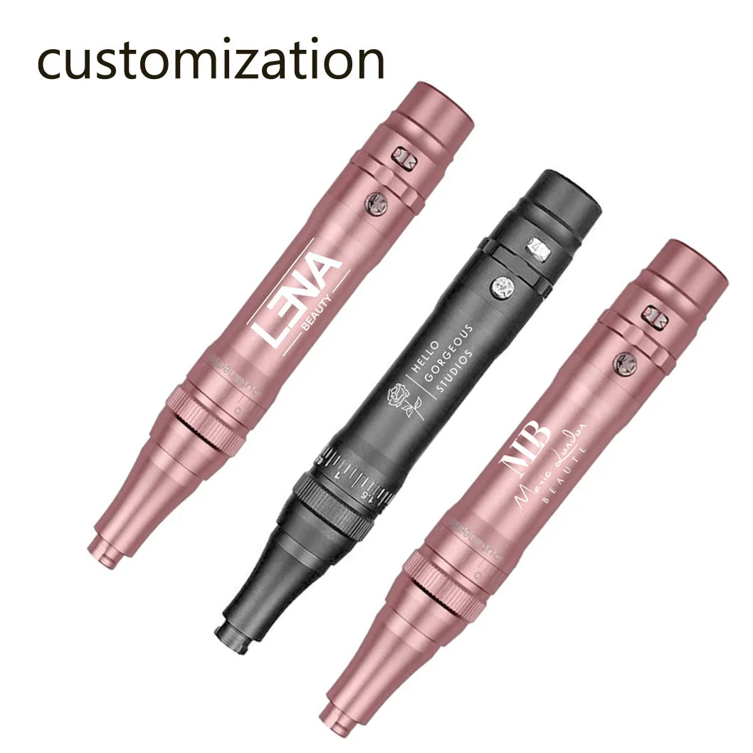 5-Colors Professional Wireless Permanent Makeup Eyebrow Tattoo Machine Pen / Cartridge Needles