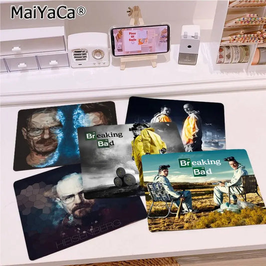 MaiYaCa Breaking Bad DIY Office Computer Desk Mat Table Keyboard Big Mouse Pad Laptop Cushion Non-slip For PC Gamer Mousemat