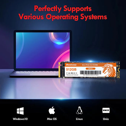 Bestoss Nvme M2 Ssd 1tb Notebook Ssd Nvme M2 256gb Diy Gaming Computer Internal Solid State Drives For Laptops GM228