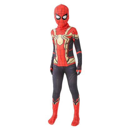 Spiderman Kids Costume Superhero Jumpsuit Miles Morales Cosplay Zentai Bodysuit Halloween Carnival Outfits for Boys and Girls