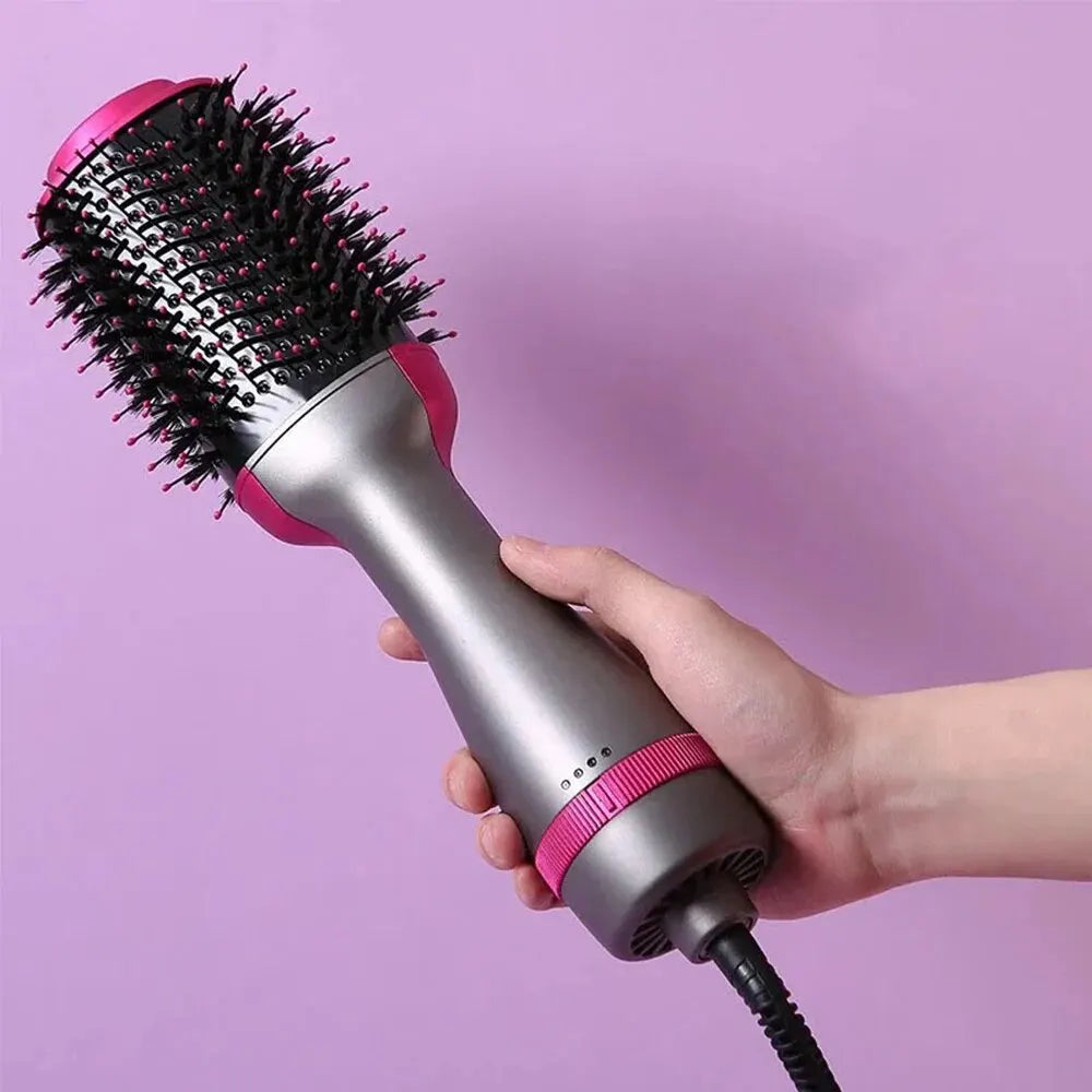 3 In 1 Hot Air Comb Styling Comb for Straight Curly Electric Hot Air Brush Women Heating Comb Hair Straightening Brush