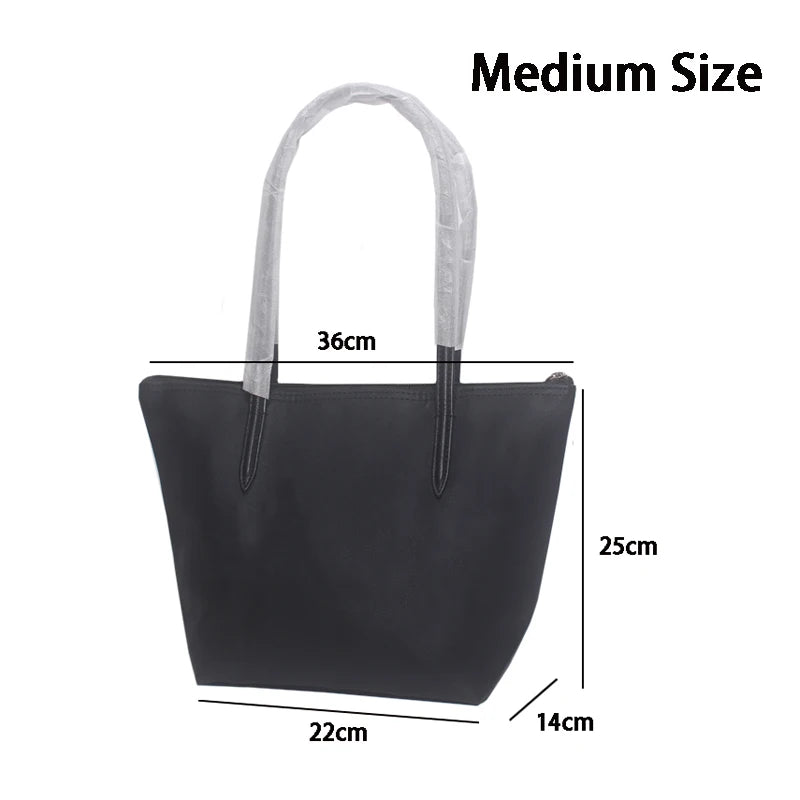 Women's Crocodile Handbag Tote Bag Purse Large Capacity Shopping Bag For Girl Shoulder Bags Female PVC Waterproof Mommy Bag