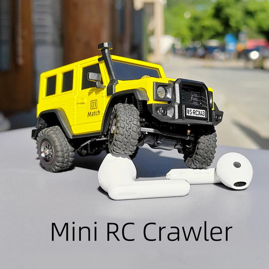 LDARC X43 1:43 Crawler RC Car Simulation Full Time 4WD Climbing Vehicle Toy Remote Control Toys RTR RC Radio-Controlled Model