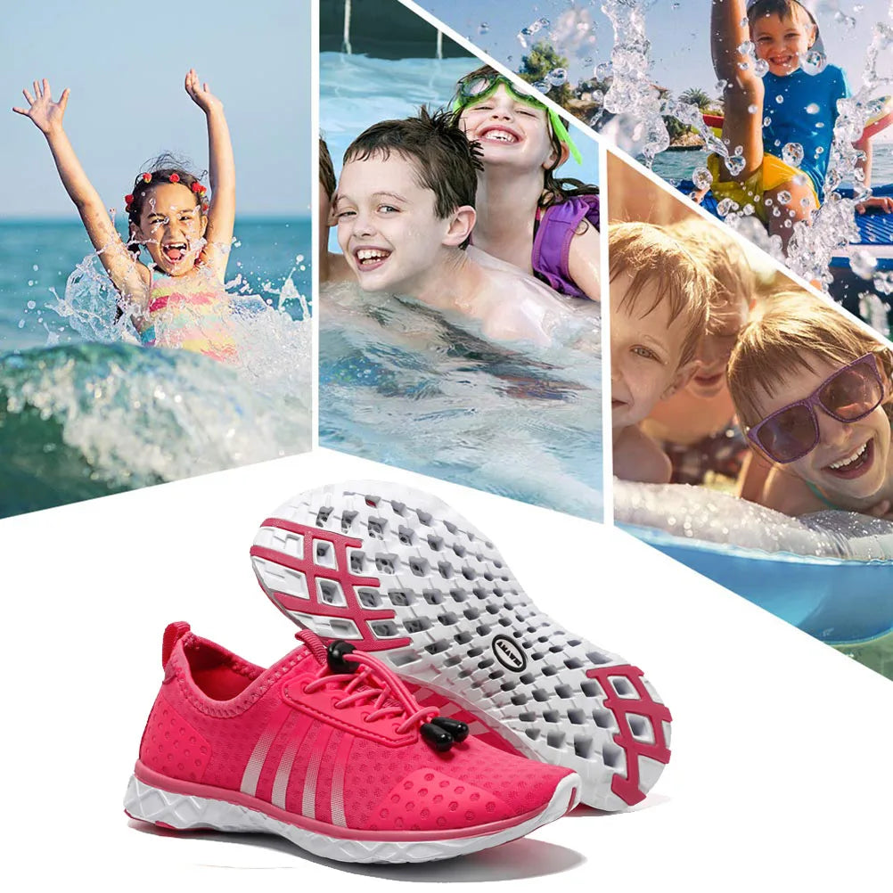 Men Women Kids Water Sport Beach Swimming Socks Thin Multi Prints Anti Slip Fitness Yoga Dance Swim Surf Diving Underwater Shoes