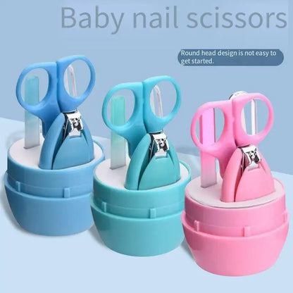 Baby Nail Clipper Set for Newborn Babys Care Finger Scissors Children's Anti-clamping Pliers Babys Care Baby Nail Care Tools