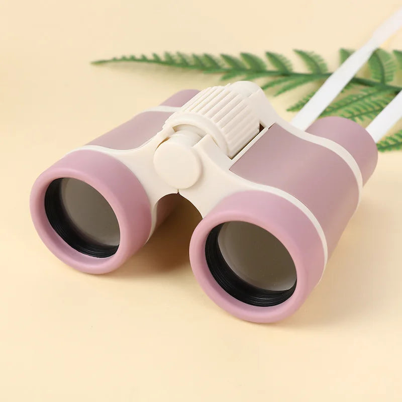 Jungle Binoculars Magnifying Glass Portable Children Magnification Toy Shockproof Telescope for Birthday Hiking Presents