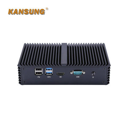 4 x 2.5 Gigabit Lan Firewall Mini PC Computer Intel Core i3 5005U i5 4200U i7 4500U Windows Linux AES-NI X86 Fanless Barebone PC