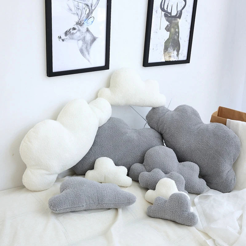 Nordic Style Cloud Shaped Cushion Pillow PP Cotton Soft And Cute Plush Pillow Used For Home Sofa Decoration Pillow