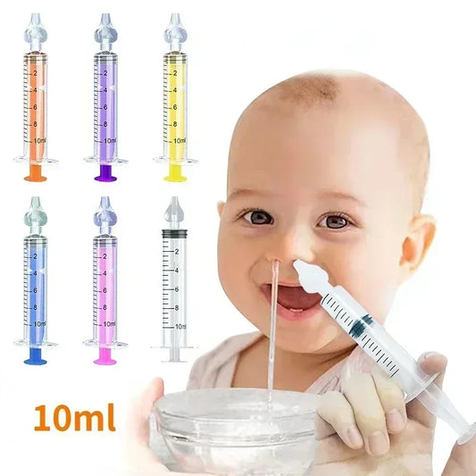 Baby Nasal Aspirator Irrigator Kids Nose Cleaner Rinsing Device Reusable Nose Washing for Children Professional Syringe Nasal