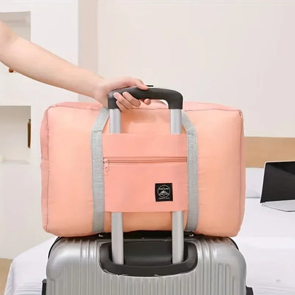 Large Capacity Luggage Portable Clothes Storage Bag Multi-Functional Travel Bag  Foldable Boarding Can Set Trolley Case Bag