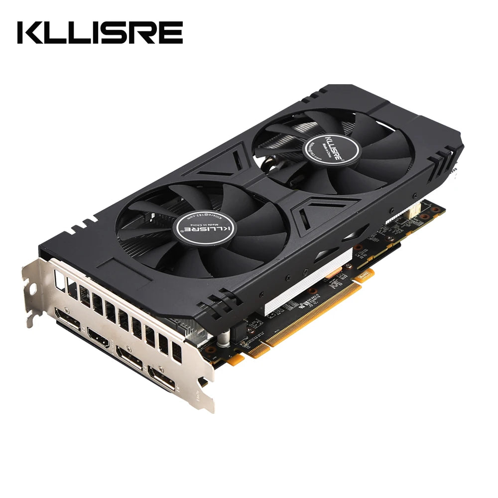 Kllisre RX 590 8GB Graphics Cards GDDR5 GPU Video Card 256Bit 2304SP Computer RX590