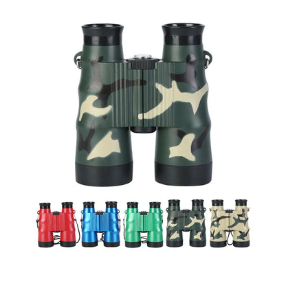 Telescope 6X36 Portable Kid Binocular Foldable Children Outdoor Observing Binocular  Red