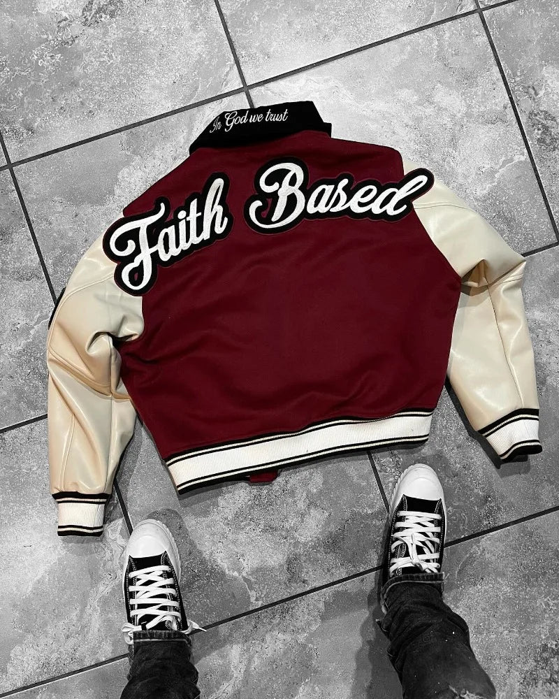 Y2K Harajuku New Fashion Letters Flocking Embroidered Baseball Uniform Men High Street Retro Hiphop Popular Casual Jacket Couple