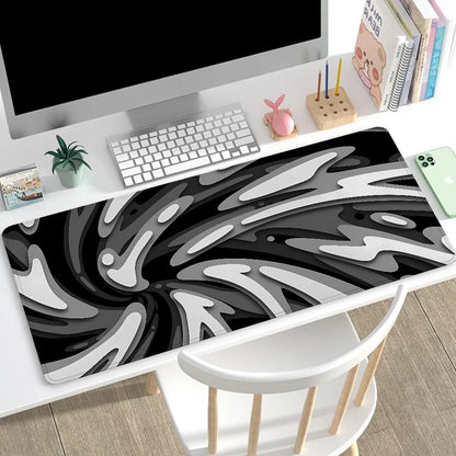 LAYERED SWIRL Diy Gaming Computer Mat Large Mouse Pad 900x400 Desktops Desk Accessories Office Pc Gamer Mousepad Mats Keyboard