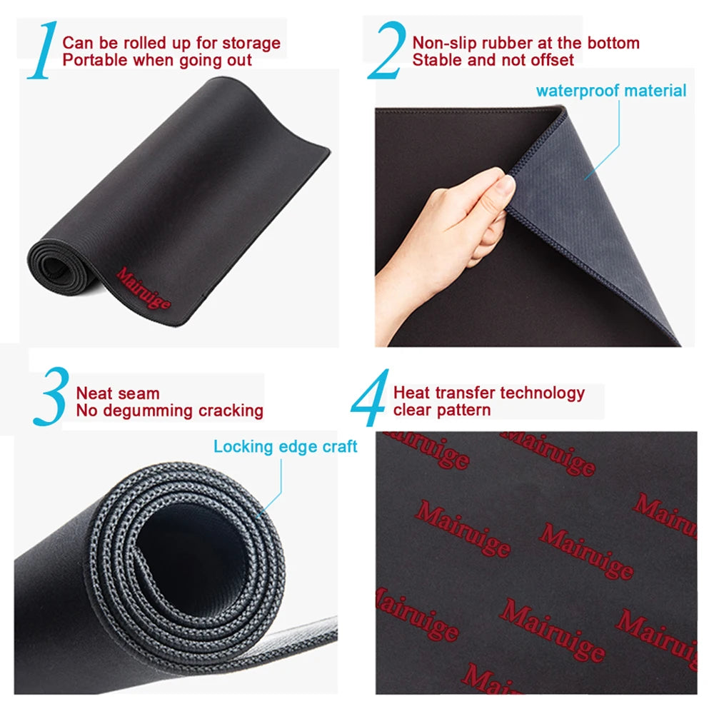 Large Mouse Pad XXL DIY Custom Mouse Pads Kawaii Mousepad Desk Laptop Pad Big Mat 900X400 Gaming Accessories for computer mouse