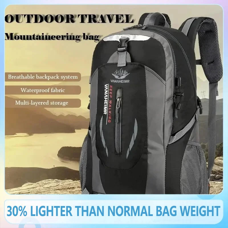 40L Outdoor Waterproof Large Capacity Hiking Bag