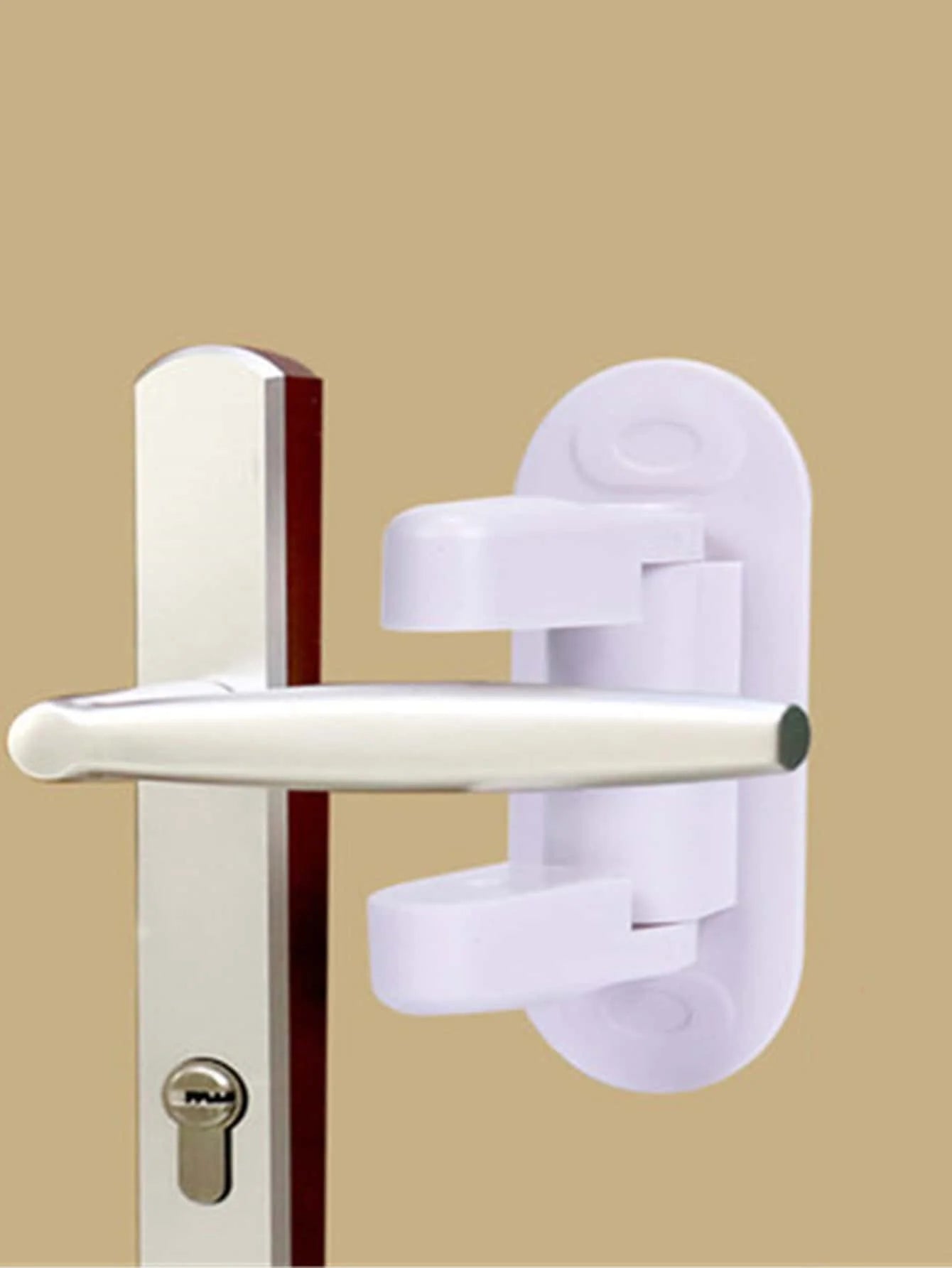 1pc Safety Lock, Anti-opening Door Protection Door Handle Locker