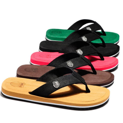 High Quality Summer Men's Slippers Flip Flop Beach Sandals Non-slip Home Chanclas Slipper Anti-slip Zapatos Hombre Casual Shoes