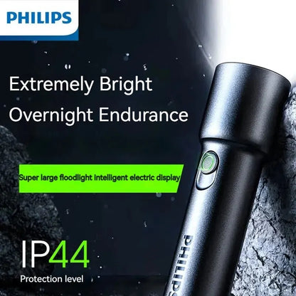 Philips EDC Portable Flashlight Rechargeable LED Flashlights for Camping Defensa Personal Self Defense Camping