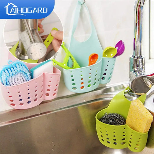 Soap Sponge Sink Shelf Racks Reusable Adjustable Baskets for Organizing Kitchen Bathroom Hanging Storage Basket Kitchen Items