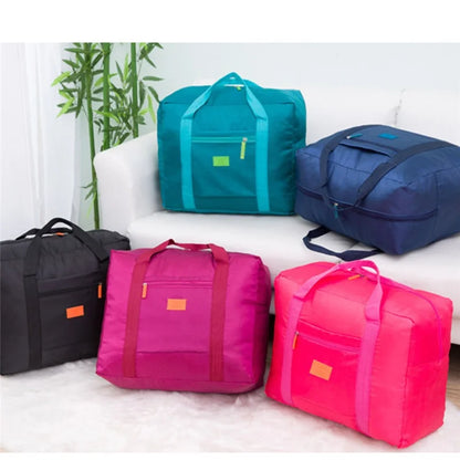 Portable Multi-function Bag Folding Travel Bags Nylon Waterproof Bag Large Capacity Hand Luggage Business Trip Traveling Bags