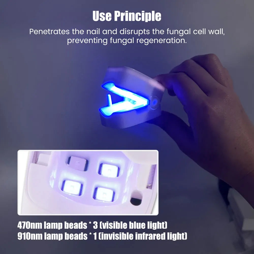 Nail Fungus Laser Treatment Device Repair Toenail Fingernail Fungus Treat Onychomycosis Laser Nails with Mushrooms Relaxation