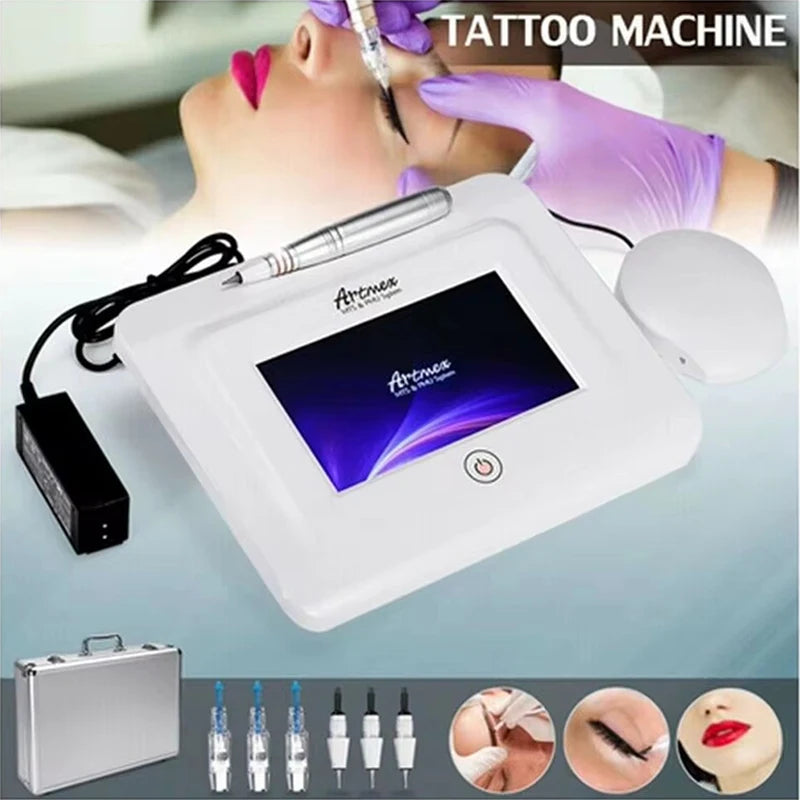 NEWEST Painless Artmex V11 Touch Screen Skin Care MTS Digital Eyebrow Eyeline Lips Tatoo Pmu Machine  Permanent Makeup Machines