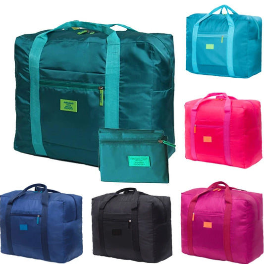 Portable Multi-function Bag Folding Travel Bags Nylon Waterproof Bag Large Capacity Hand Luggage Business Trip Traveling Bags