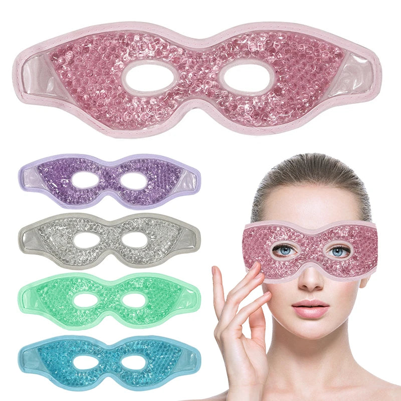 1pc Gel Eye Mask Reusable Cold Cooling Soothing Relief Tired Eye Headache Fatigue Relaxing Pad Remove Dark Circles Eye Ice Bag