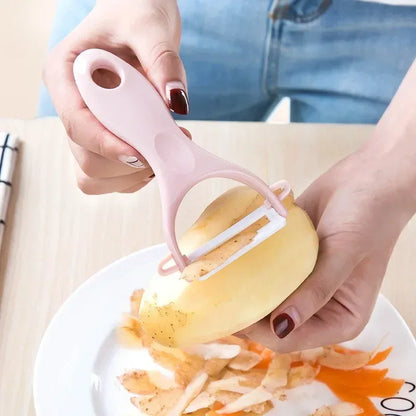 Kitchen Utensils Household Peeler Kitchen Gadgets Paring Knife Multi-functional Melon Ceramic Paring Knife