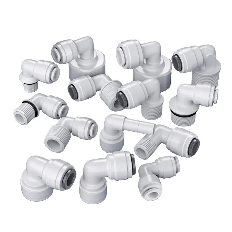 10PCS Straight Ro Quick Water Fitting 1/4" Hose Pipe Connector Water Filter Reverse Osmosis Parts