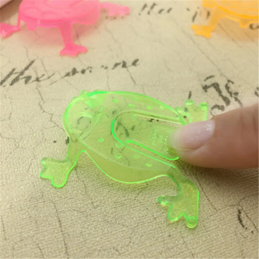 10PCS Jumping Frog Hoppers Game Kids Party Favor Kids Birthday Party Toys