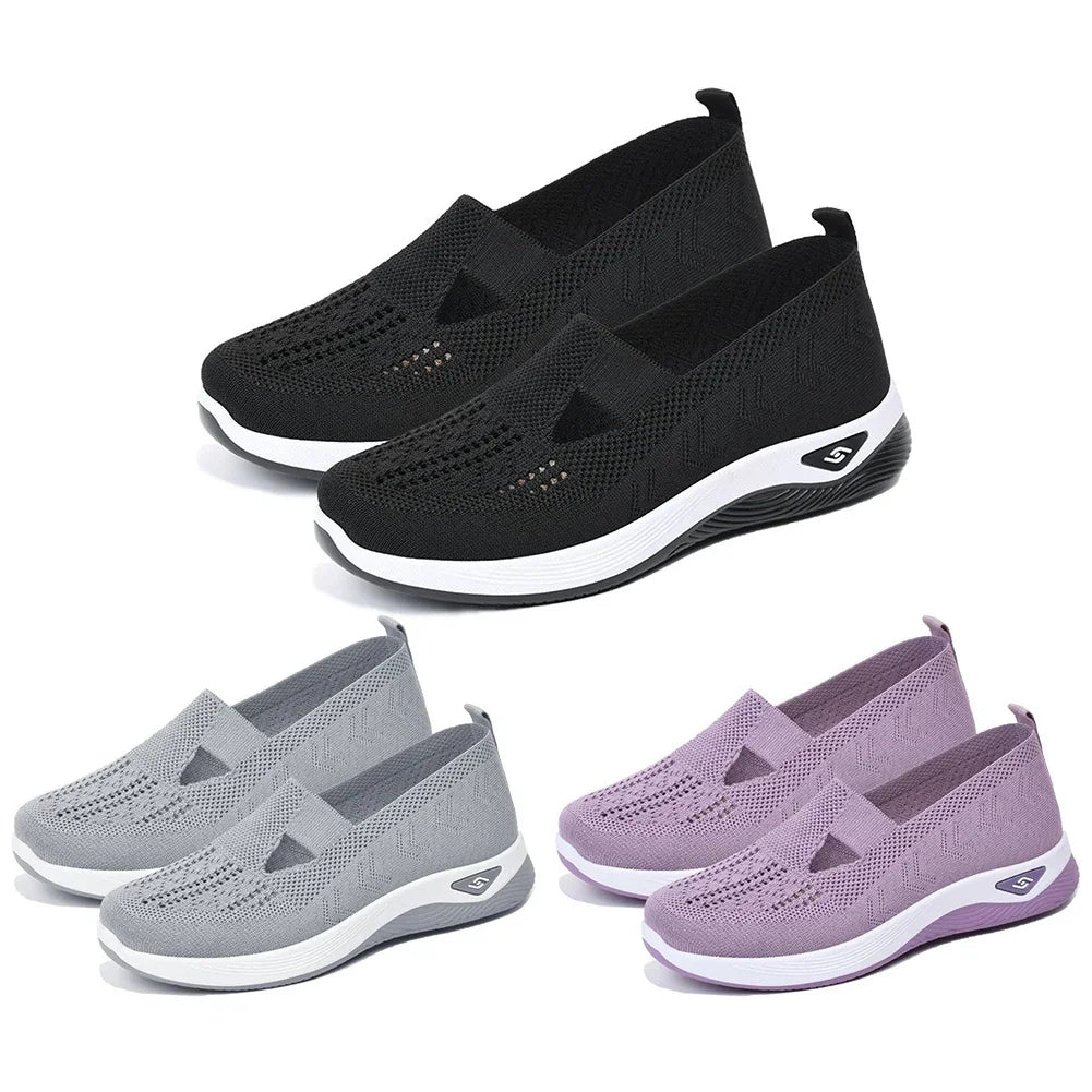 Breathable Barefoot Shoes Comfortable Orthopedic Shoes Non Slip Walking Sneakers with Arch Support for Women