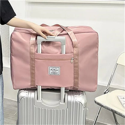 Large Capacity Folding Travel Bags Waterproof Luggage Tote Handbag Travel Gym Yoga Storage Shoulder Bag For Women Men