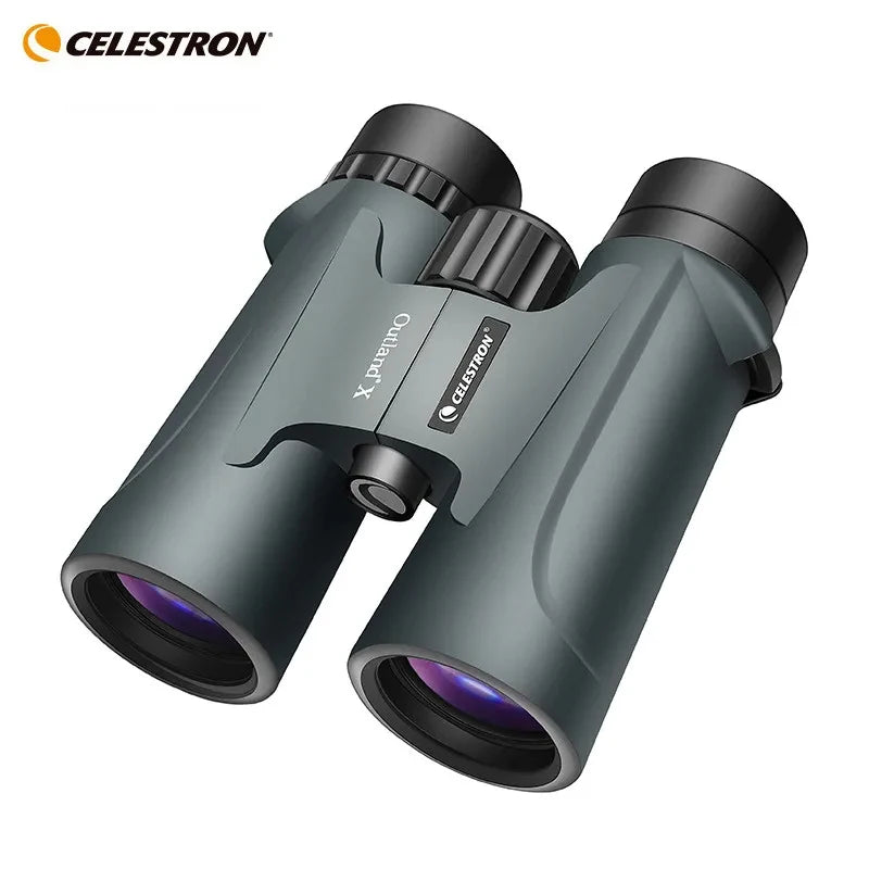 Celestron Outland X 8x42 10X42 Green Binoculars Waterproof & Fogproof Binoculars for Adults Multi-Coated Optics and BaK-4 Prisms