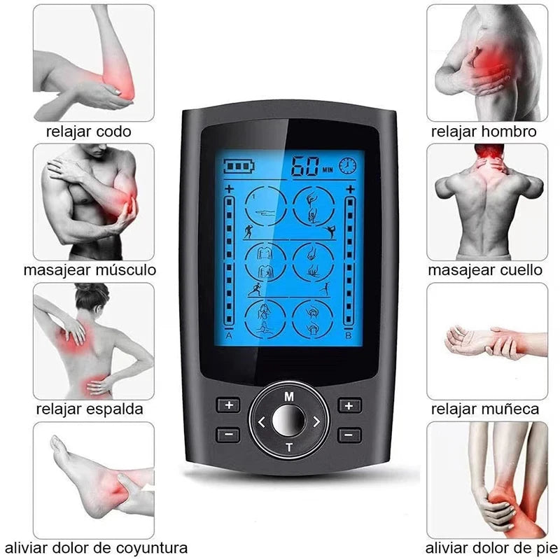 36 Mode Tens Muscle Massager Tool Relaxed Full Body  EMS Stimulator Digital Treatment Slimming  Relieve Stress Massage Machine