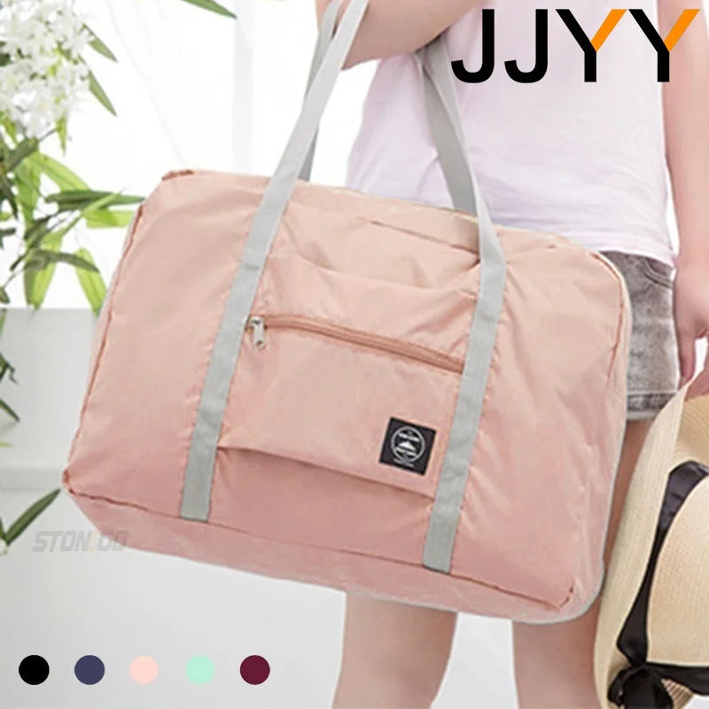 JJYY Folding Luggage Storage Bags - Travel Suitcase Pouch, Handbag, and Shoulder Bag Organizer