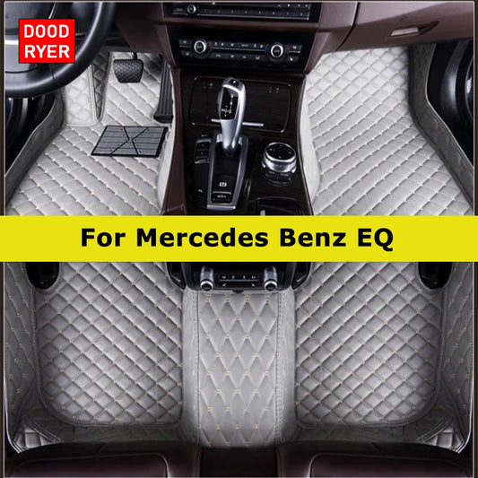 DOODRYER Custom Car Floor Mats For Mercedes Benz EQA EQB EQC EQE EQS 2019-2024 Auto Carpets Foot Coche Accessorie