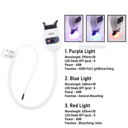 Dental Multifunctional Cold Light Lamp 3 Models Colors Tooth Whitening Machine leaching Accelerator Device LED Light Dentistry