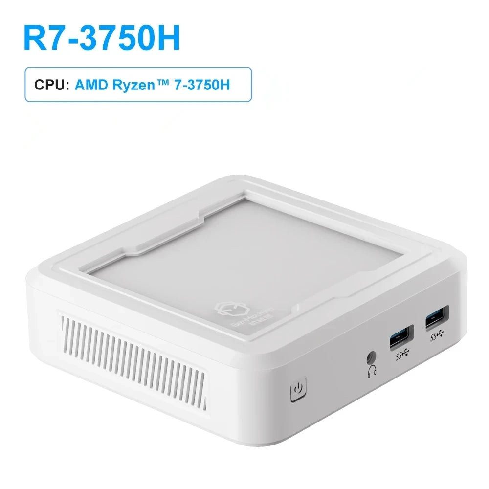 Cheap RGB AMD Mini PC Ryzen 7 3750H 2700U R5 3550H Barebone PC Windows 11 DDR4 NVMe Gaming PC Mini Computer 4K NUC HTPC WiFi