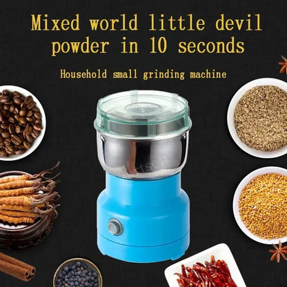 Mini Electric Food Chopper Processor Mixer Blender Pepper Garlic Seasoning Coffee Grinder Extreme Speed Grinding Kitchen Tools